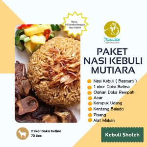 Paket Aqiqah Murah Laki Laki Kebuli Mutiara | 70 Box