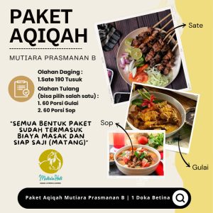 Paket Aqiqah Mutiara Prasmanan B | 1 Doka Betina