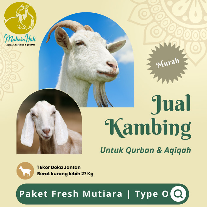 Kambing Qurban | Paket Fresh Mutiara | Type O