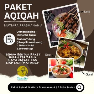 Paket Aqiqah Mutiara Prasmanan A | 1 Doka Jantan